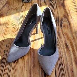 Forever 21 Elegant Gray Heels